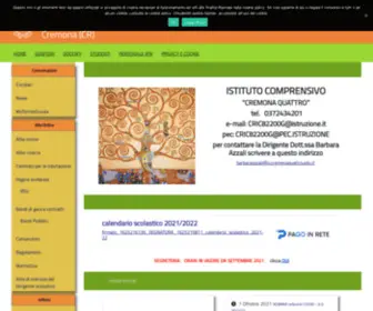 Iccremonaquattro.edu.it(IC CREMONA 4) Screenshot