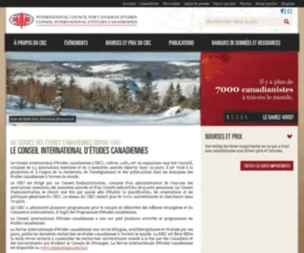 ICCS-Ciec.ca(Conseil international d'Ã©tudes canadiennes) Screenshot