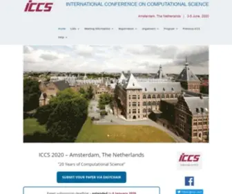 ICCS-Meeting.org(International Conference on Computational Science) Screenshot