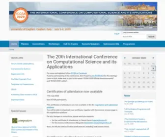 Iccsa.org(The 13th International Conference on Computational Science and Its Applications (ICCSA 2013)) Screenshot