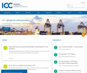 ICC.se(Näringslivets världsorganisation) Screenshot