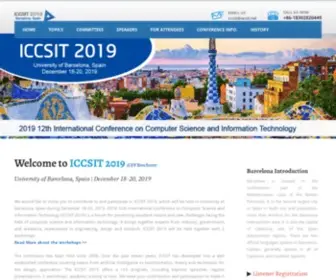 Iccsit.org(17th ICCSIT 2024) Screenshot