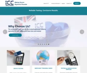 Iccsolutions.com(ICC Solutions Ltd) Screenshot