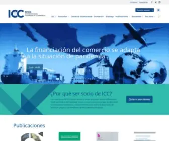 Iccspain.org(ICC) Screenshot