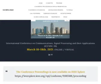 Iccspa.org(ICCSPA'22) Screenshot