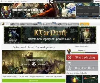 Iccup.com(International Cyber Cup) Screenshot