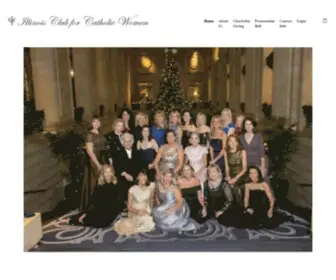 ICCW.org(The Illinois Club for Catholic Women) Screenshot