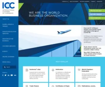 Iccwbo.org(International Chamber of Commerce) Screenshot