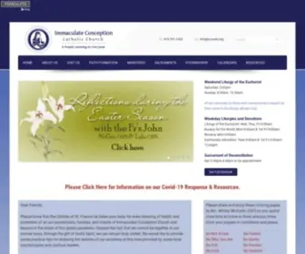 Iccwilm.org(Immaculate Conception Church) Screenshot