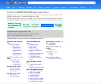 ICD10Data.com(The Web's Free 2024 ICD) Screenshot