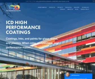 ICDcoatings.com(ICD High Performance Coatings) Screenshot