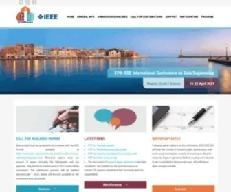 ICDe2021.gr(37th IEEE International Conference on Data Engineering) Screenshot