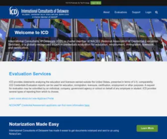 ICDeval.com(ICD Evaluation Services ICD) Screenshot