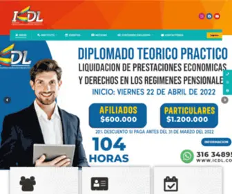 ICDL.com.co(Inicio) Screenshot