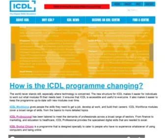 ICDL.org.za(ICDL South Africa) Screenshot