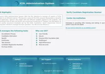ICDladmin.com((IAS)) Screenshot