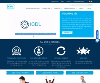 ICDlvietnam.vn(Chung chi tin hoc quoc te chat luong nhat) Screenshot