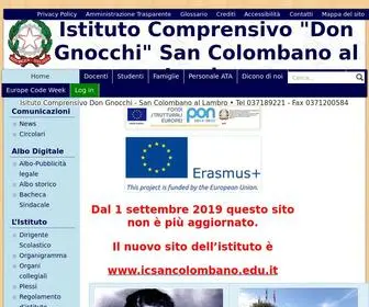 ICDongnocchisancolombano.gov.it(Accanto alla vita) Screenshot