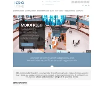 ICDQ.es(ICDQ, una de las mejores empresas certificadoras) Screenshot