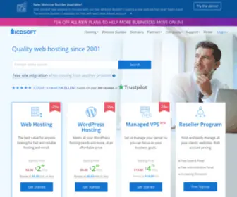 ICDsoft.biz(Quality web hosting since 2001) Screenshot