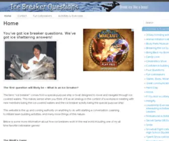 Ice-Breaker-Questions.com(Ice Breaker Questions) Screenshot