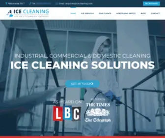 Ice-Cleaning.com(Industrial, Domestic & Commercial Cleaning) Screenshot