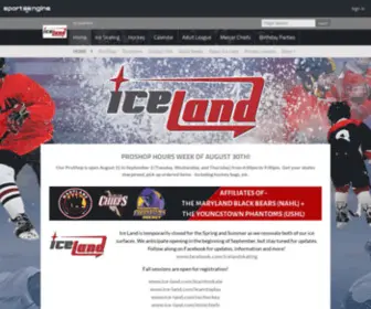 Ice-Land.com(Ice Land Rink) Screenshot