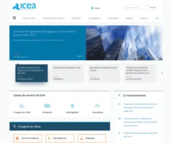 Icea.es(Servicio de estadísticas y estudios del sector seguros en España) Screenshot