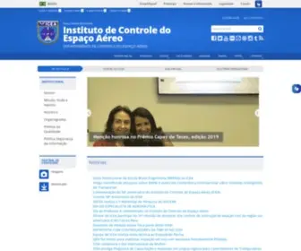 Icea.gov.br(Instituto de Controle do Espaço Aéreo) Screenshot