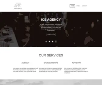 Iceagencyesports.com(About Us) Screenshot