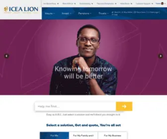 Icealion.co.ke(ICEA LION) Screenshot