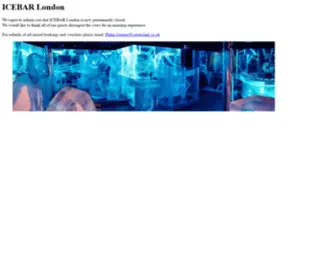 Icebarlondon.com(Hosted By One.com) Screenshot