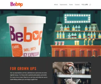 Icebebop.com(BEBOP Ice Cream) Screenshot
