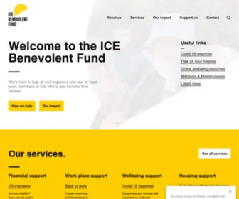 Icebenfund.com(ICE Benevolent Fund) Screenshot