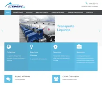 Iceberg.com.co(Transportes Iceberg) Screenshot