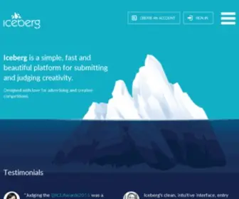 Icebergapp.com(My Site) Screenshot