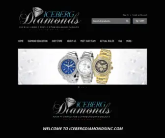 Icebergdiamondsinc.com(Iceberg Diamonds INC) Screenshot