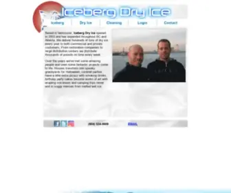 Icebergdryice.com(Iceberg Dry Ice) Screenshot