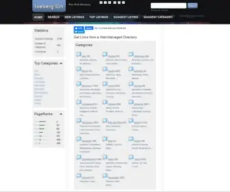 Iceberglist.com(Get Links from a Well Managed Directory ) Screenshot