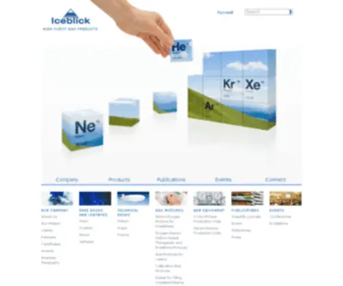 Iceblick.com(High Purity Gas Products) Screenshot