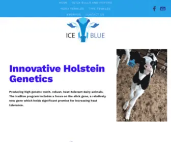 Icebluegenetics.com(Jeffrey Bewley & Michael Hunt business venture) Screenshot