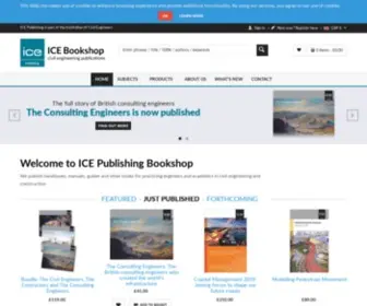 Icebookshop.com(ICE Publishing bookshop) Screenshot
