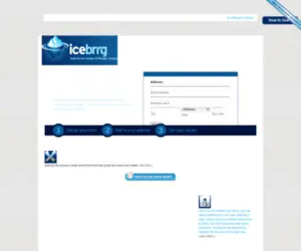 Icebrrg.com(HTML Web forms) Screenshot