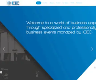 Icec-Events.com(ICEC Events) Screenshot