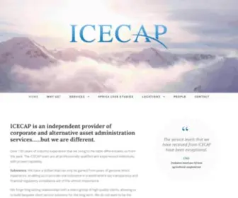 Icecapltd.com(ICECAP Limited) Screenshot