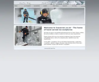 Icecarver.co.uk(Martin King Welcomes you to) Screenshot