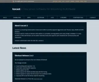 Icecast.org(Icecast) Screenshot