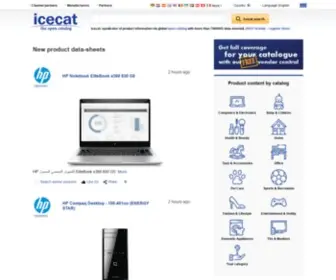 Icecat.biz(Open feed with product information) Screenshot