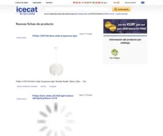 Icecat.es(Catálogo abierto de fichas multilingue para descargas) Screenshot