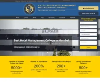 Icecollege.in(ICE College Of Hotel Management & Catering Technology) Screenshot